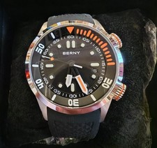 Berny 42mm Automatic Diver Watch Mechanical Miyota 8215 Movement