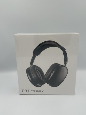 P9 Pro Max Wireless Bluetooth Headphones Black Over Ear Noise Cancelling Mic