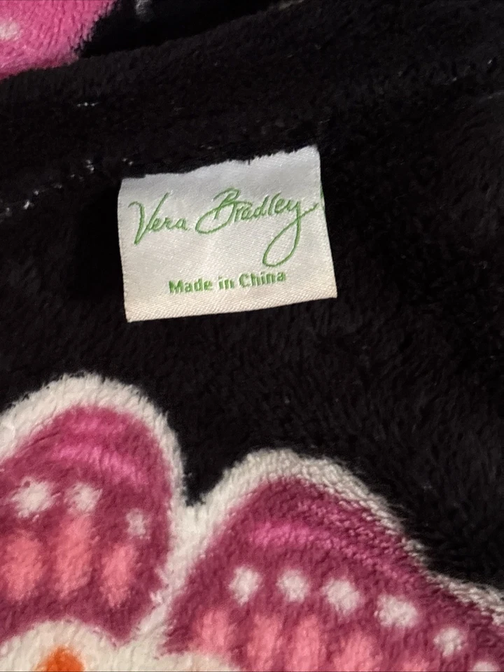 VERA BRADLEY розовый сумасшедший флис плед 80 «x 48» - Изображение 4 из 4