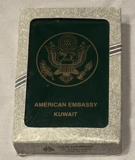 Vintage American Embassy Kuwait Playing Cards - New Sealed