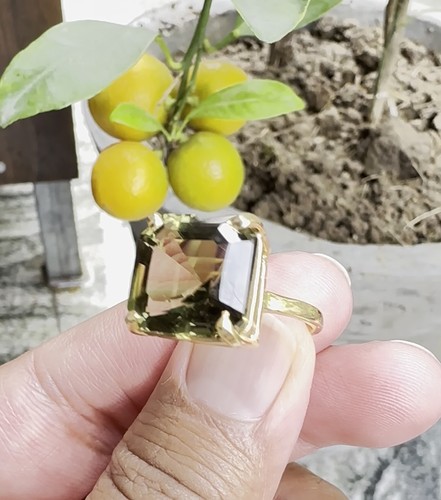 Anillo de compromiso de plata esterlina 925 verde natural de turmalina verde 925 anillo personalizado - Vídeo 1 de 1