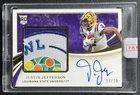 JUSTIN JEFFERSON 2020 IMMACULATE #107 ROOKIE PREMIUM BOWL LOGO PATCH AUTO 10/10