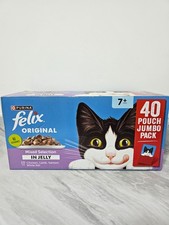 Purina Felix Original Cat Food 7+ Mixed Selection in Jelly 40 x 85g Pouches 2027 4.41 per kilo