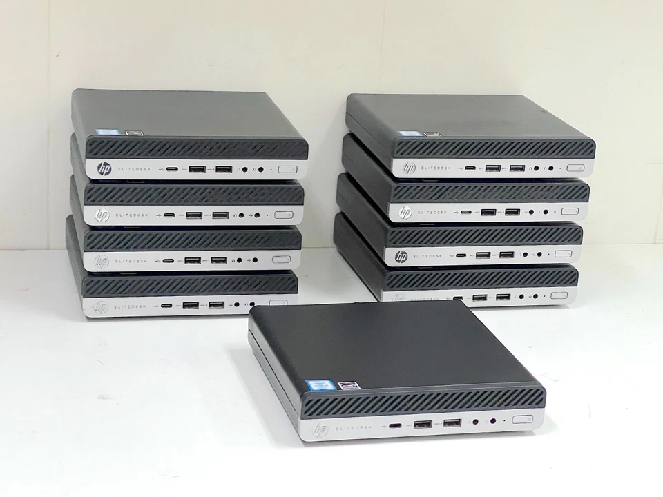 HP EliteDesk 800 G4 Mini i5-8500T 8GB RAM 256GB NVMe SSD Win11 Pro - image 3 of 4