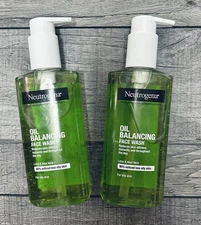 Neutrogena Oil Balancing Facial Wash Lime & Aloe Vera 6.7 oz (2 Bottles)