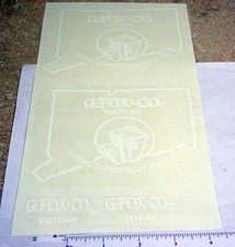 Pair Tonka G Fox  Co. Semi Truck Sticker Set TK-150