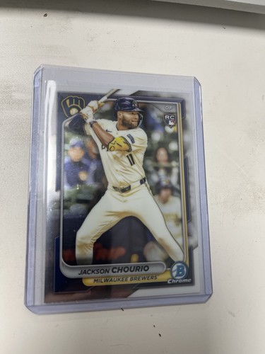 2024 Bowman Chrome Jackson Chourio RC #69 Milwaukee Brewers