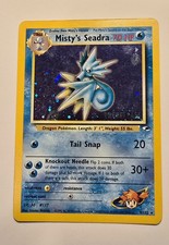Pokemon Misty's Seadra #9 Gym Heroes Pre Release Holo 2000- NM on eBay
