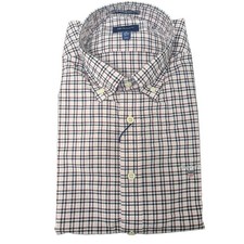 GANT Preppy Pink Broadcloth 3 Color Gingham Slim Fit Shirt 3056602 Size M NWT