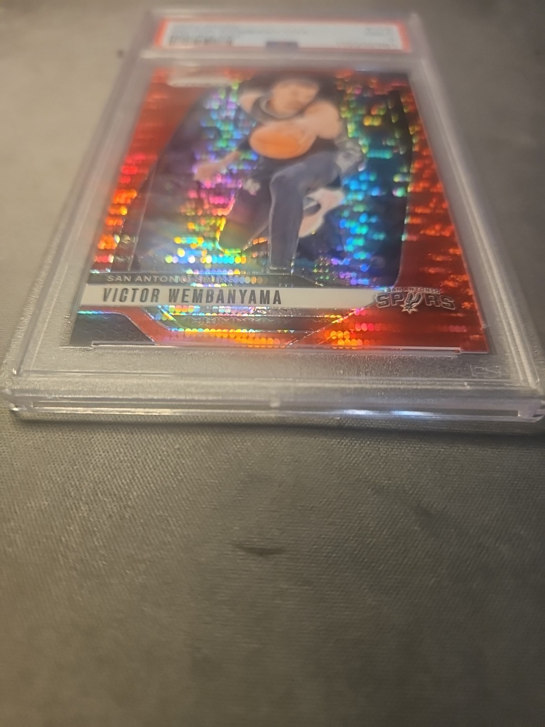 2024 Panini Prizm Basketball Victor Wembanyama #172 Red Pulsar prizm (/75)