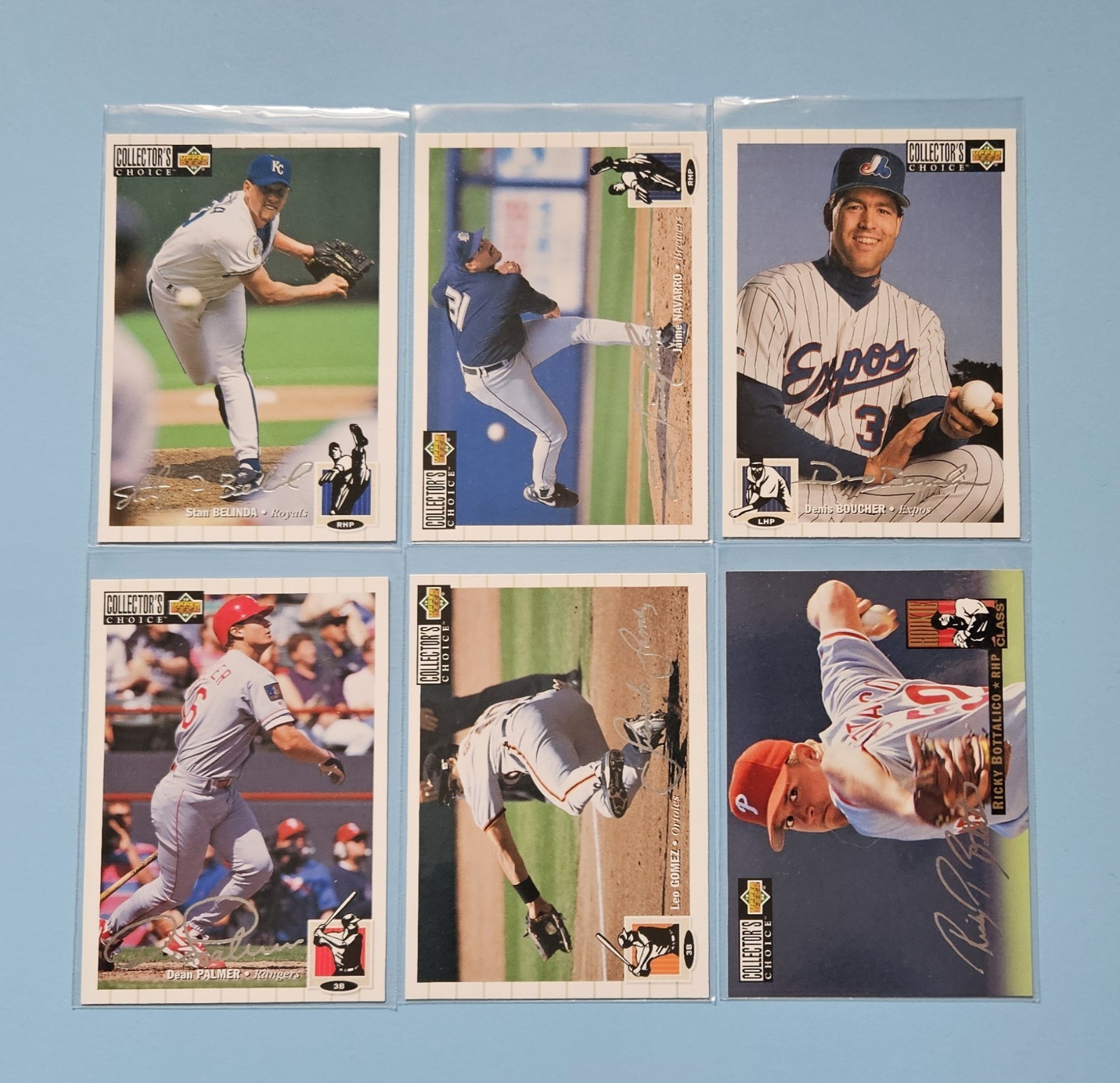 1994 Upper Deck Collector's Choice Silver Signature BASEBALL CARD Lot Of (6) 🔥⚾