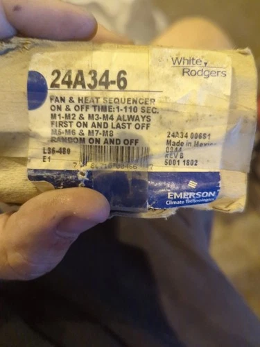 Emerson White-Rodgers Fan and Heat Sequencer 24A34-6