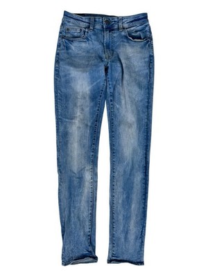 American Eagle Faded Light Wash Mid-Rise Slim Straight Denim Jeans Men's 29 X 33