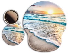 Ergonomic Mouse Pad with Wrist Support Rest,Large Mousepad Gel Wrist Rest, wi...