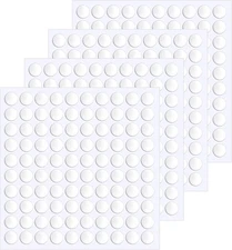 JANYUN 1500 Pcs Double Sided Sticky Dots Removable Round Putty 10mm, White 