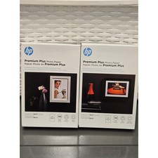 HP Premium Plus Photo Paper 4x6 100 Sheets Glossy  Soft Gloss 2-Pack