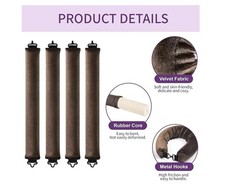 5 Pcs Heatless Hair Curlers to Sleep in Overnight Blowout Rods Hair Rollers Tool