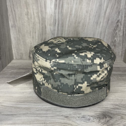 Digital Camo Military Army Hat Camouflage Adult Bank Size 7 1/8 Patrol Cap - Picture 3 of 8