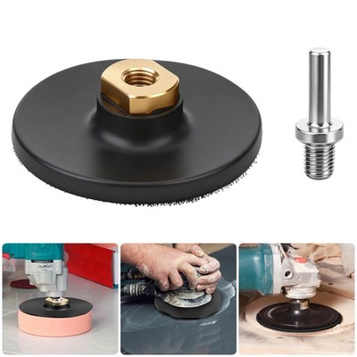 4'' Polishing Grinding Discs Hook and Loop Backing Pad for M14 Angle Grinders