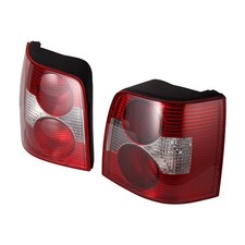 For Vw Passat B5 Variant Wagon 2001 2005 2x Red Clear Tail Light Drl Brake Stop