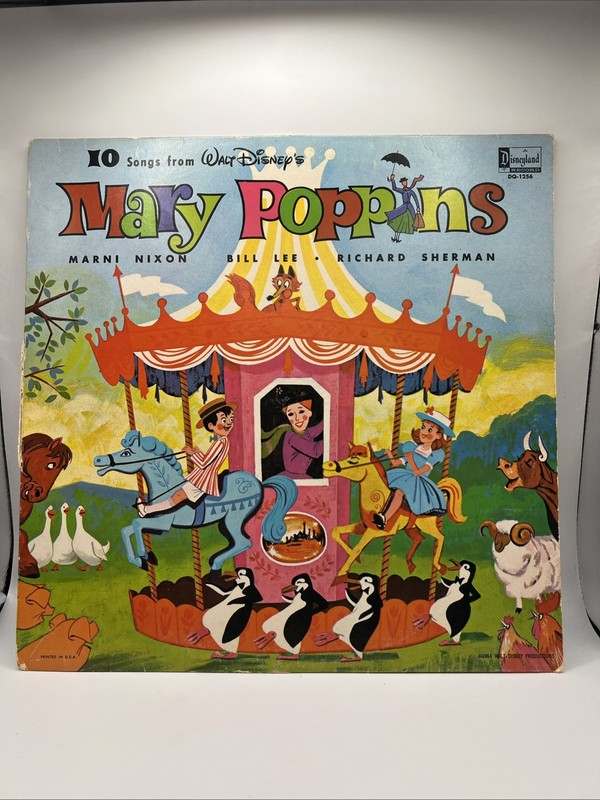 Walt Disney's Mary Poppins 1964 Disneyland Records DQ1256