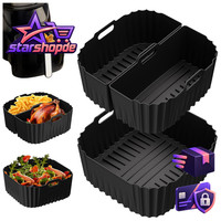 Silikonform FüR HeißLuftfritteuse ZubehöR Wiederverwendbar 8L-8,3L Airfryer