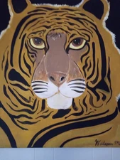 The Eye Of The Tiger... Acrylic 🫟 On Canvas By NY Artist William Mayer 