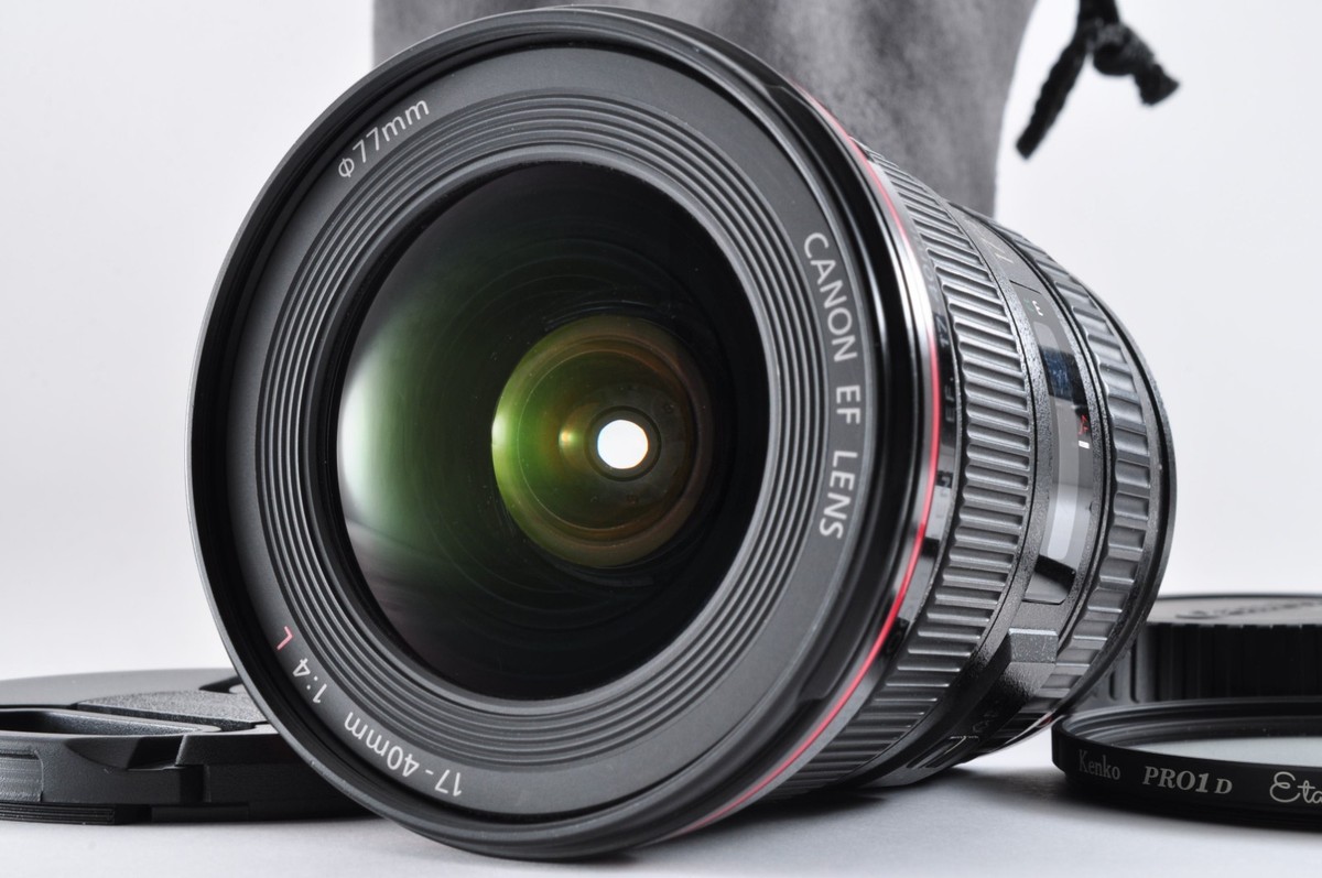 Canon EF 17-40mm f/4 L Ultra Wide Angle Zoom Lens Near Mint Used