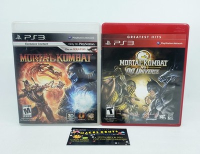 Lot Of 2 - Mortal Kombat  & VS DC Universe CIB (Sony PlayStation 3) PS3