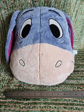 🐞 Disney Store Eeyore Face Cushion Plush Pillow - Winnie the Pooh🐞