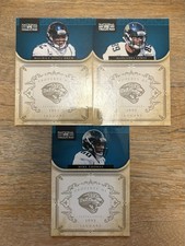 2011 Playoff National Treasures - Jaguars Trio x3 # /99 Jones-Drew Lewis Thomas