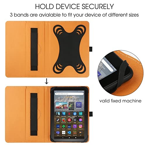 Universal Case for 7 inch 8 inch Tablet,Stand Folio Universal Tablet Case - Picture 3 of 7