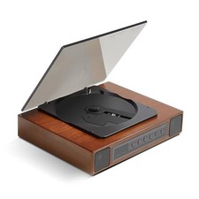 K10 Bluetooth CD Player with Speakers for Home, Rechargeable Remote Control,