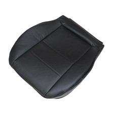 Black Leather Car Seat Cover Replacement for Passenger Side Bottom Compatible