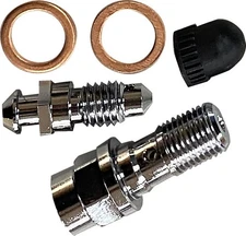 Drag Specialties Bleeder/Caliper Banjo Bolt Kit Harley Davidson Road Glide
