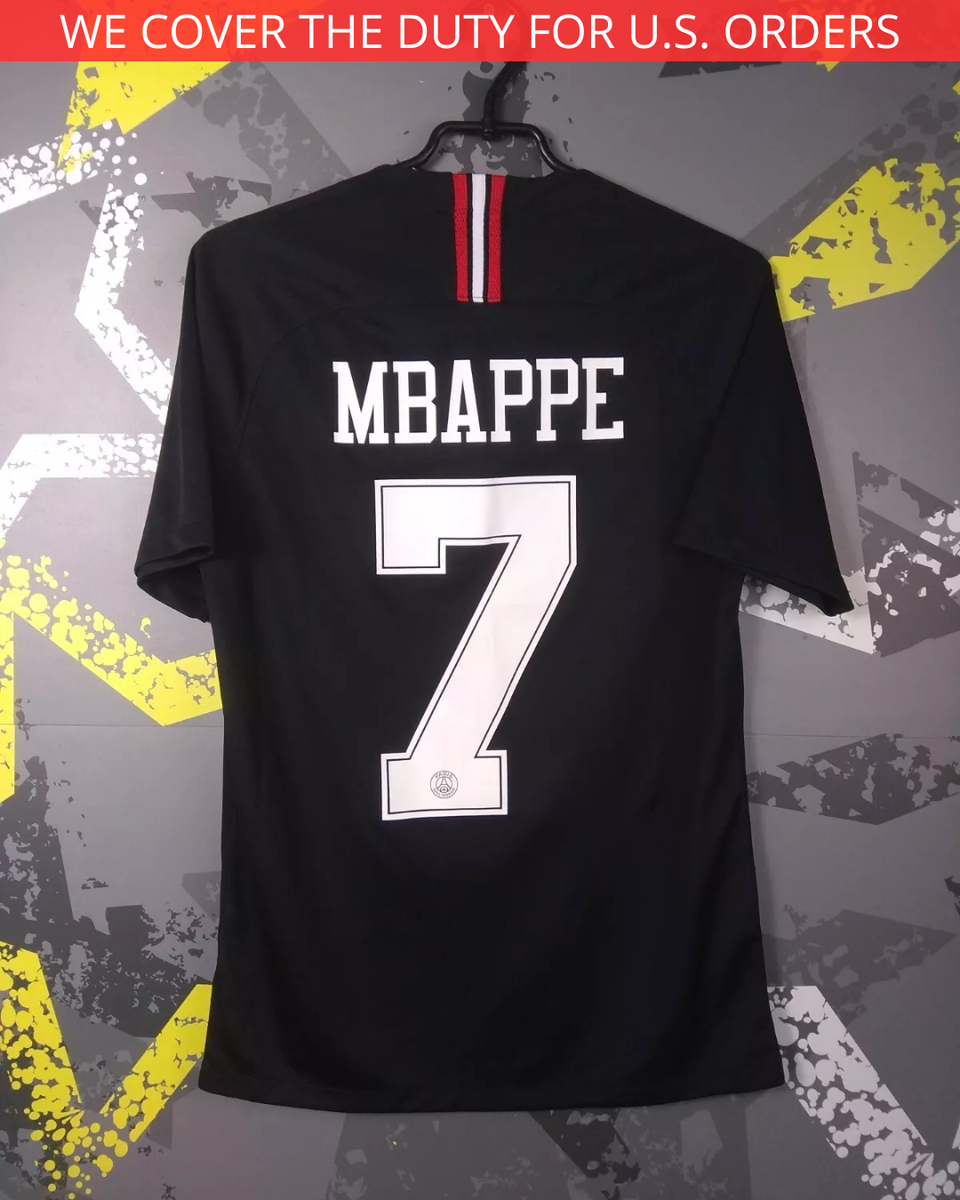 Mbappe PSG Jersey European Home Football Shirt 2018 2019 Jordan