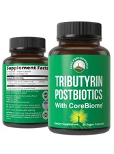 CoreBiome Tributyrin Postbiotic Supplement Clinically Tested For Gut Exp: 3/26
