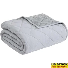 Ultra Soft Polyester Blanket Quilted Microfiber Warm Comfort Home Essentials New