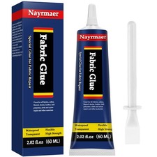 Fabric Glue, Permanent Clear Washable Clothing Adhesive for All