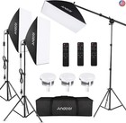 Andoer Softbox Photography Lighting Kit Professional Studio Equipment with