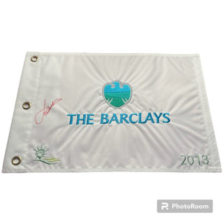 JORDAN SPEITH Authentic Signed Autograph 2013 PGA THE BARCLAYS Pin Flag COA ASC