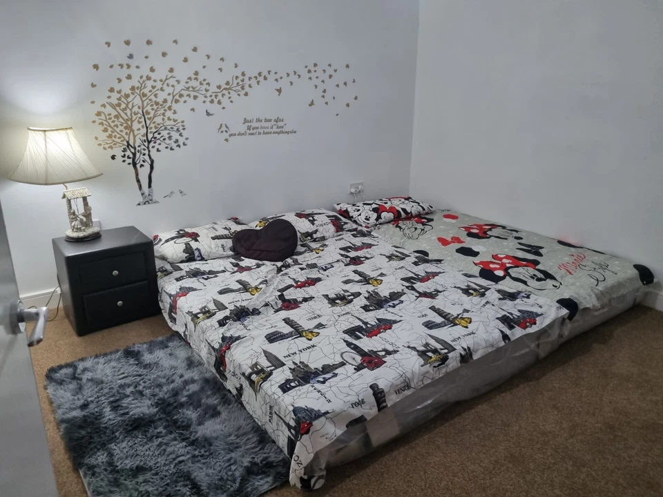 Colchón king and individual para 225 libras... nuevo con cubierta de plástico puesta. Foto 2 de 2