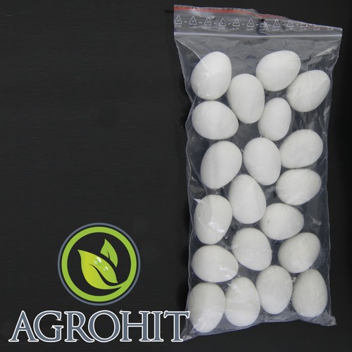 20 x Huevos de nido para palomas (plástico) plástico popular para palomas de raza la mitad22 - Imagen 2 de 5