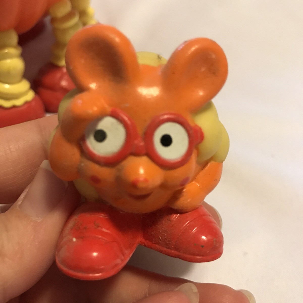 Vintage Tonka Orange Ladybug Tango & Sidekick Keypers 80's Toy