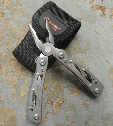 GANZO G104-S Multitool Mini Tool Mehrzweckwerkzeug 11 Funktionen Zange Säge