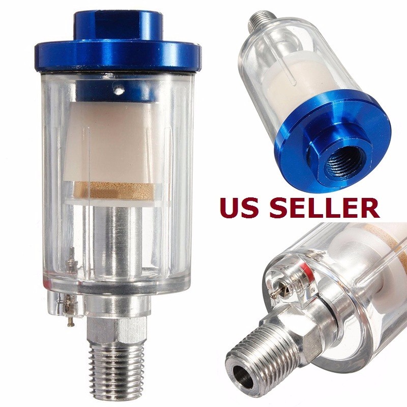 1/4 Pneumatic Spray Gun Air Pressure Regulator Gauge In-line Oil Water Trap Filter Separator Kit Pneumatisch gereedschap