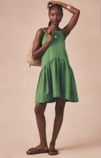 Anthropologie Size S The Kyla Flounce Mini Dress by Pilcro