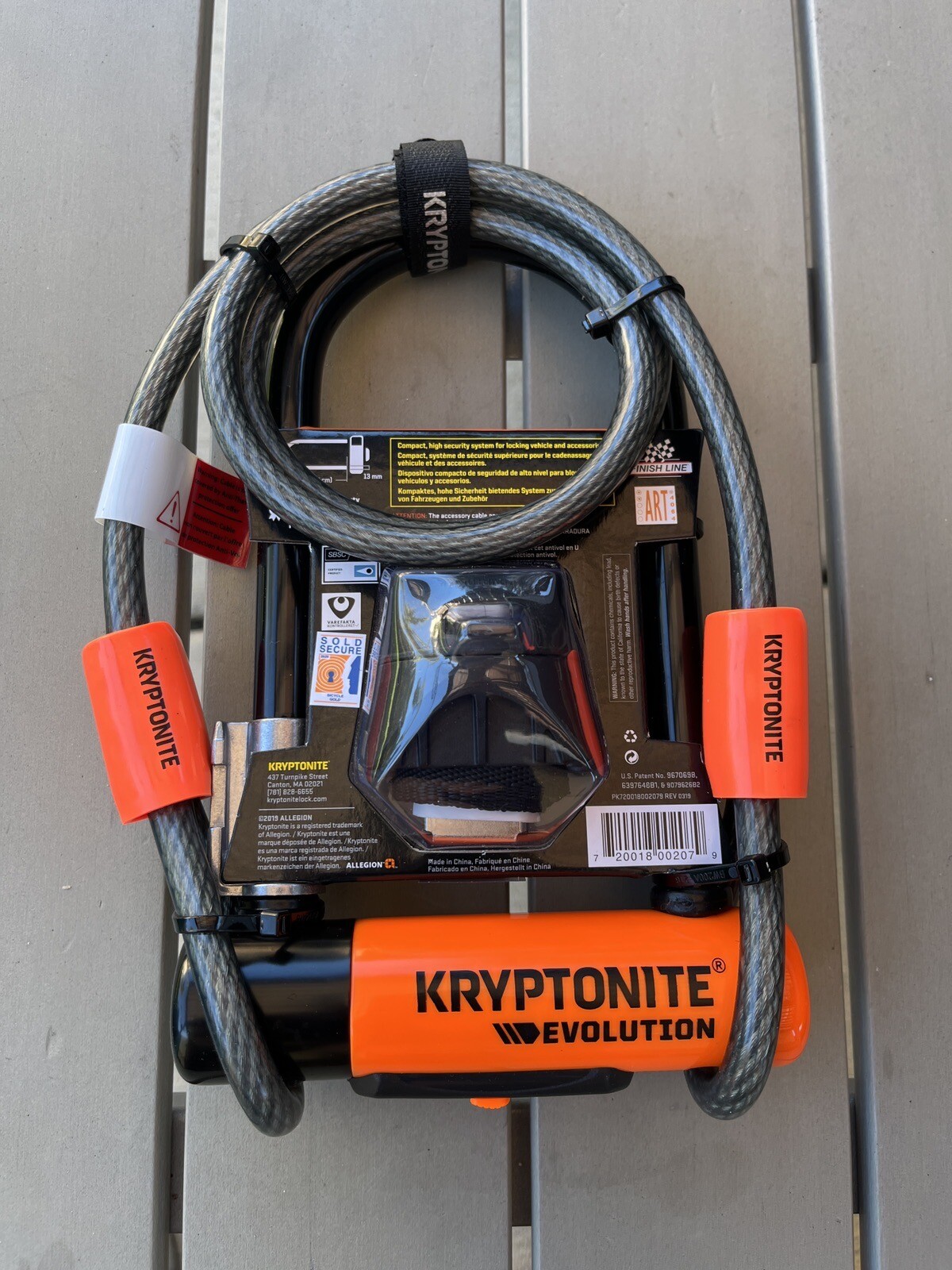 Kryptonite Evolution Mini7 Bike ULock with Cable NEW SEALED eBay