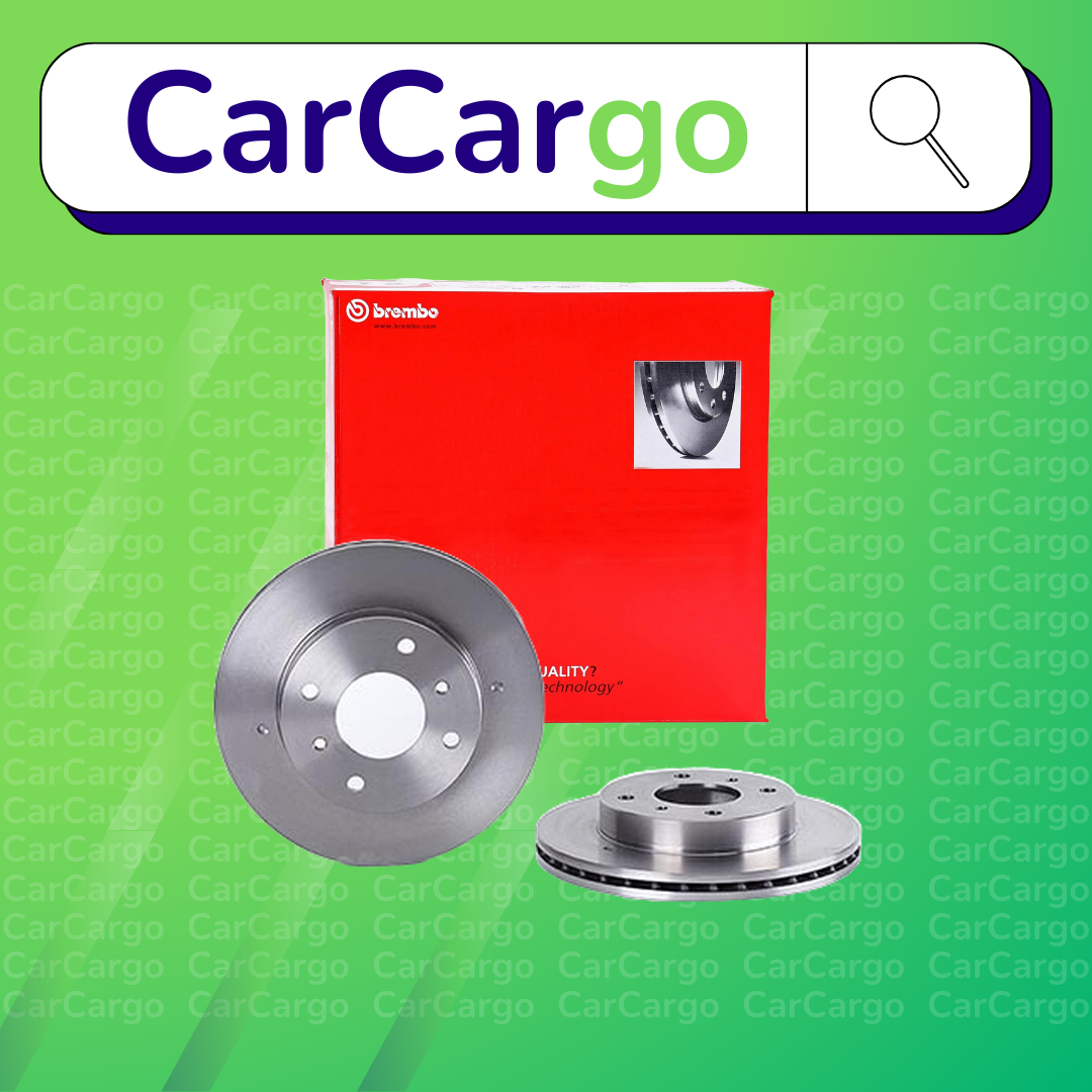 Brembo Vented Front Brake Discs Pair For Nissan 200SX 2.0 i 16V 1988-1993 257 mm