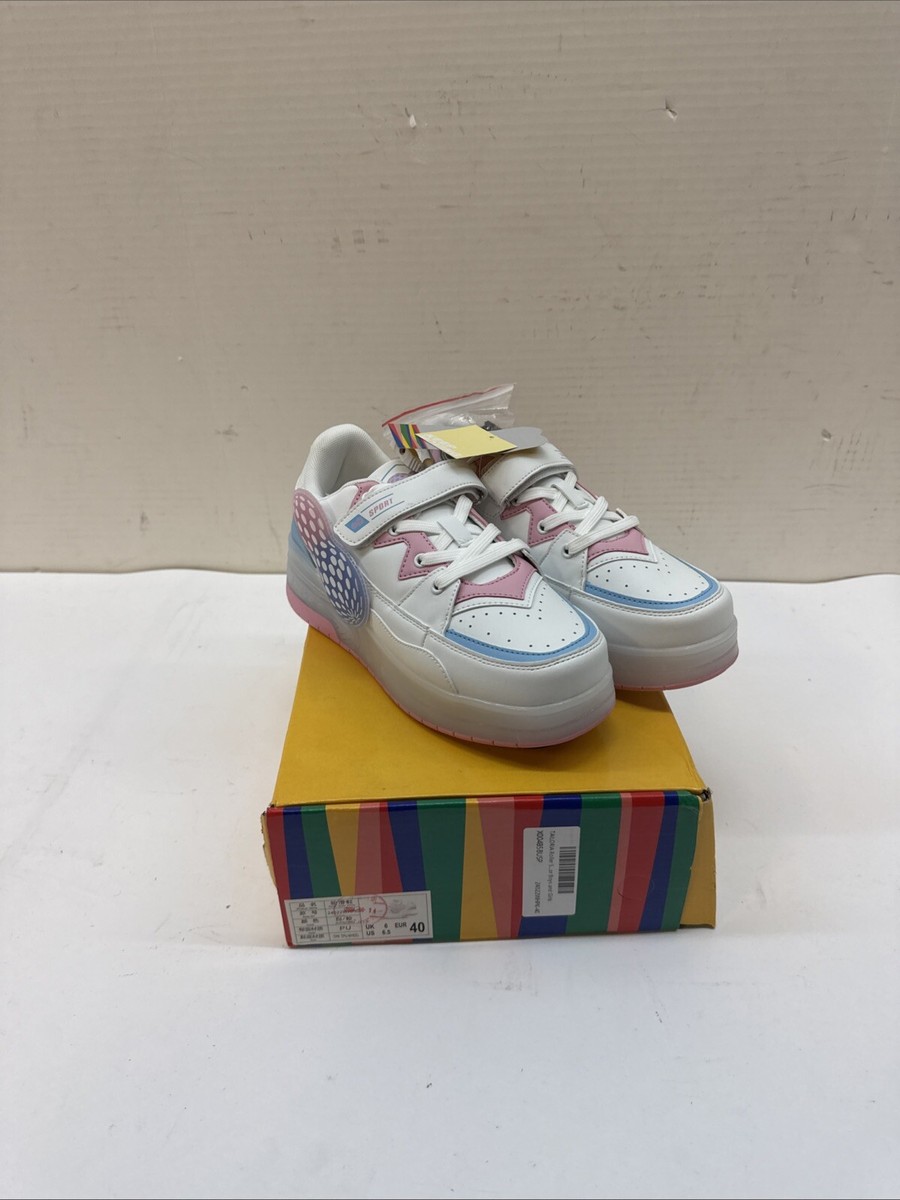 LXB Sport Chunk Lace Thick Sole Skater Shoes Unisex Size US